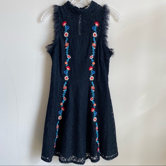 Altar'd State Dresses & Skirts - Altar’d State Lace Embroidered Skater Dress S